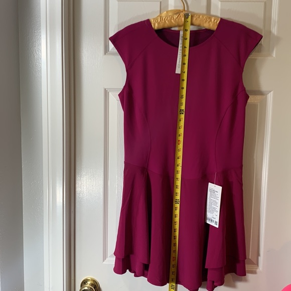 - - NWT Lululemon Everlux Mesh-Back dress size 10magenta purple, also sz 2… - Picture 8 of 11
